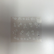 3D Sticker weiss XF003